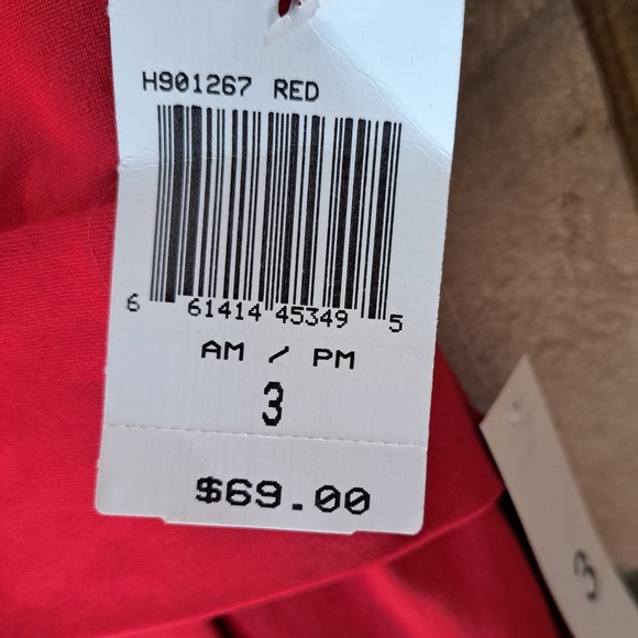 Teeze Me Juniors Red Casual Dress With Pockets Zipper Closure Size 3 Y2K NWT - Picture 5 of 8